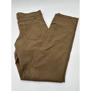 Weatherproof Vintage Pants Mens 34x34 Tan Stretch Travel Casual Zip Pocket